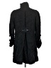 Diane von Furstenberg Black Wool Coat Size 4 - photo 2