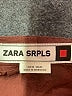 Zara SRPLS 100% Rubber Solid Brown Shorts Size XS - photo 3