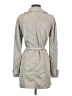 Kensie 100% Polyester Gray Trenchcoat Size S - photo 2