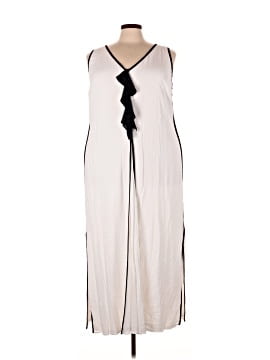 sachin and babi light blue dress ELOQUII Women's Relaxed Square Neck Mini Dress
