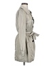Kensie 100% Polyester Gray Trenchcoat Size S - photo 4