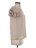Assorted Brands 100% Polyester Tan Short Sleeve Blouse Size S - photo 4