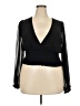Wilfred Black Long Sleeve Blouse Size 2X - photo 1