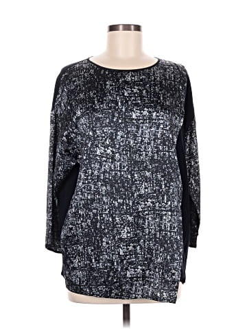 Lafayette 148 New York Long Sleeve Silk Top (view 1)