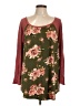A.gain Brown Long Sleeve Blouse Size L - photo 1