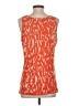 Neiman Marcus Orange Sleeveless Blouse Size S - photo 2