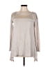 Olivia Sky Gray Long Sleeve Top Size L - photo 1