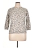 Mint Velvet Animal Print Tan Pullover Sweater Size 16 - photo 1
