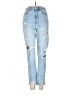 American Eagle Outfitters Graphic Blue Jeans Size 2 - photo 1