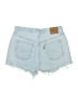 Levi's 100% Cotton Blue Denim Shorts Size 29 waist - photo 2