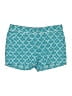 Joe Fresh Print Teal Shorts Size 10 - photo 1