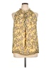 Max Studio 100% Polyester Yellow Sleeveless Blouse Size XL - photo 1