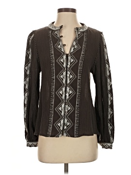 Wrap Long Sleeve Blouse (view 1)