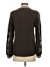Wrap Gray Long Sleeve Blouse Size P (petite) - photo 2