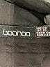 Boohoo Houndstooth Black Long Sleeve Button-Down Shirt Size 18 - photo 7