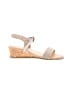 CATHERINE Catherine Malandrino Gold Tan Wedges Size 6 1/2 - photo 1