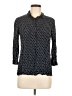 Zara Basic Polka Dots Black 3/4 Sleeve Blouse Size M - photo 1