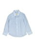 Assorted Brands Chevron-herringbone Blue Long Sleeve Button-Down Shirt Size 4 - 5 - photo 1