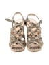 Coach Animal Print Gold Ivory Sandals Size 6 1/2 - photo 2