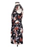 Theory 100% Polyester Print Black Cocktail Dress Size 4 - photo 5