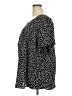 Torrid 100% Polyester Polka Dots Black Short Sleeve Blouse Size 3X Plus (3) - photo 5