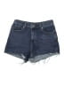 Express Blue Denim Shorts Size 6 - photo 1
