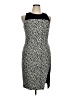 Classiques Entier Graphic Black Cocktail Dress Size 14 - photo 1