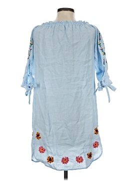 sachin and babi light blue dress Embroidered Philosophy Women's Dress Sz S Black Multicolor Floral Stretch main image 1