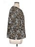 Investments 100% Polyester Animal Print Ivory 3/4 Sleeve Blouse Size XL (petite) - photo 4