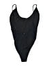 Missguided Solid Black One Piece Swimsuit Size 8 - photo 2