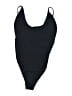 Missguided Solid Black One Piece Swimsuit Size 8 - photo 1