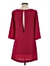 Leith 100% Polyester Solid Burgundy Casual Dress Size XS - photo 2