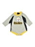 Team Apparel Gray Long Sleeve Onesie Size 6-9 mo - photo 1