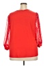 CeCe Red 3/4 Sleeve Top Size 3X - photo 2