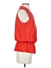 MICHAEL Michael Kors 100% Polyester Red Sleeveless Blouse Size S - photo 4