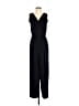 Oliver Grace 100% Rayon Solid Black Jumpsuit Size M - photo 1