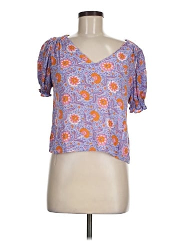 RACHEL Rachel Roy Short Sleeve Blouse (view 1)