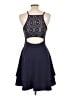 Mi ami Blue Cocktail Dress Size L - photo 2