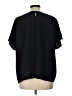 Unbranded Black Short Sleeve Blouse Size L (estimated) - photo 2