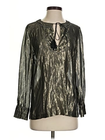 J.Crew Long Sleeve Silk Top (view 1)