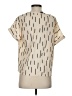 Shein Tan Short Sleeve Blouse Size 4 - photo 2