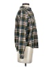 ALTERNATIVE Plaid Green Long Sleeve Button-Down Shirt Size XS - photo 4