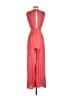 Zara Solid Red Jumpsuit Size S - photo 2