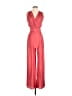 Zara Solid Red Jumpsuit Size S - photo 1
