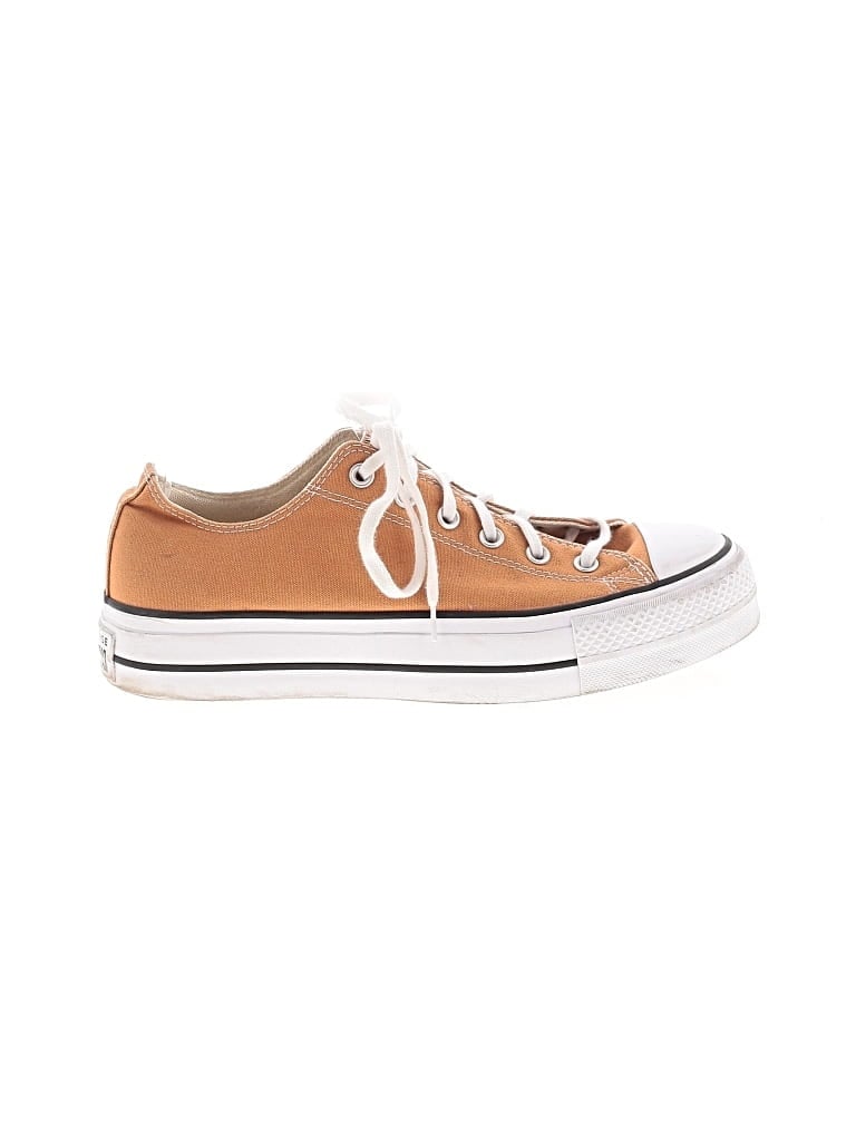 Pre-owned Converse Sneakers In Orange