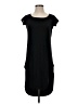 Greta Constantine 100% Polyester Solid Black Casual Dress Size S - photo 1