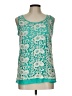 French Laundry 100% Polyester Teal Sleeveless Blouse Size L - photo 1