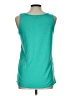 French Laundry 100% Polyester Teal Sleeveless Blouse Size L - photo 2