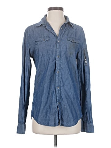 CALVIN KLEIN JEANS Long Sleeve Button-Down Shirt (view 1)
