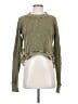FP One 100% Cotton Green Pullover Sweater Size S - photo 1